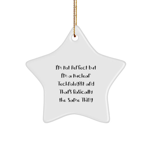 Favorite Nuclear Technologist Star Ornament for Kids Christmas Gift - Image 1