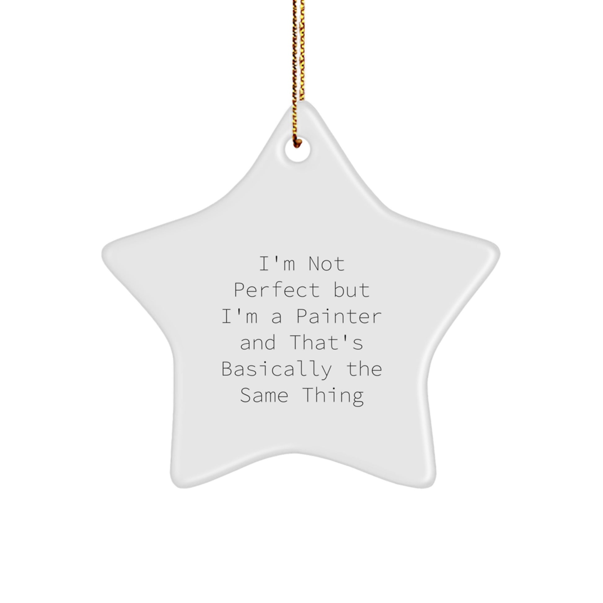 Painter Keepsake Christmas Ornament for Him Gift - Image 1