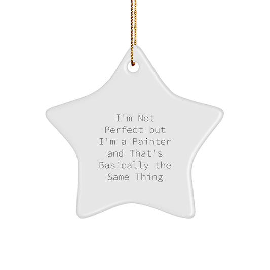 Painter Keepsake Christmas Ornament for Him Gift - Image 1