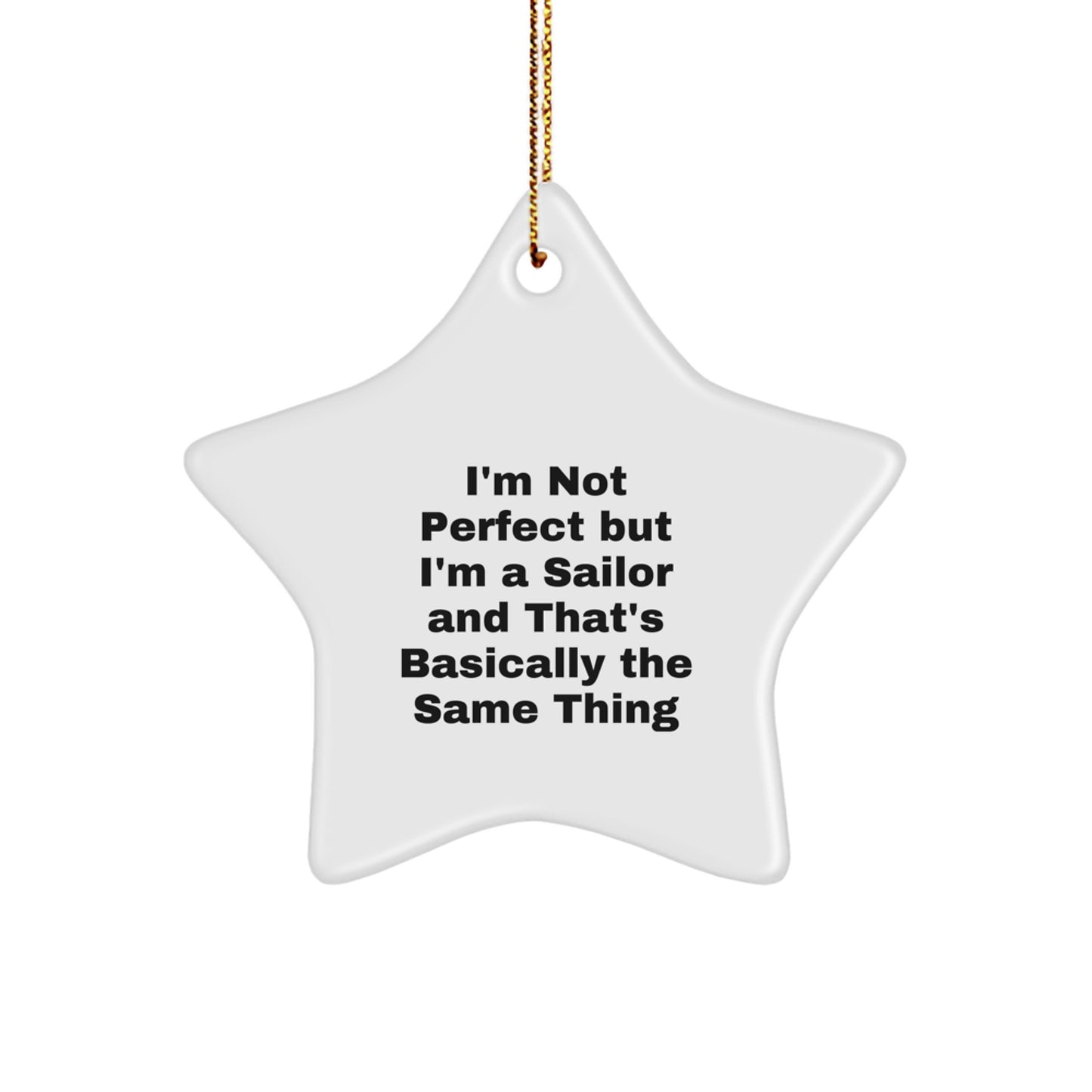 Christmas Gift Ornament for Her Present Sailor - Image 1