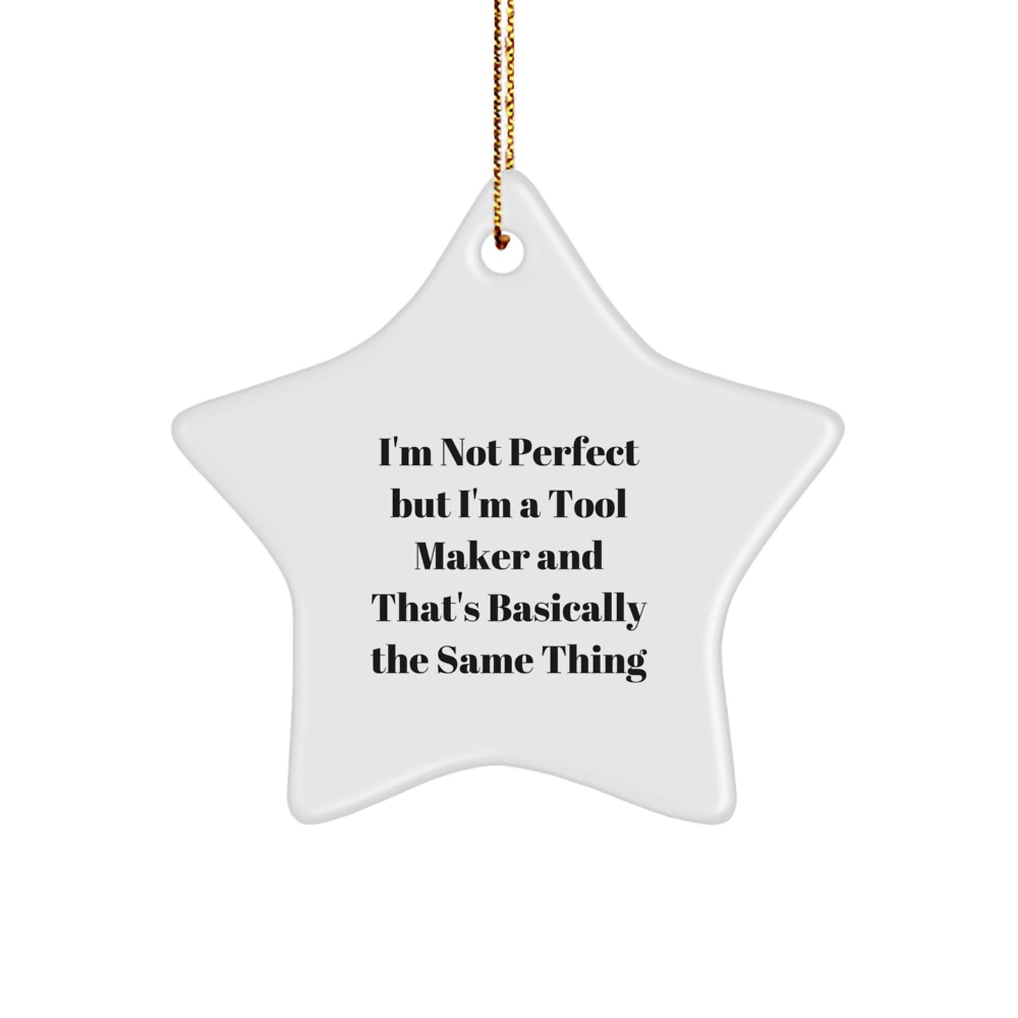 Tool Maker Treasure Christmas Star Ornament Keepsake Gift for Kids - Image 1