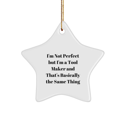 Tool Maker Treasure Christmas Star Ornament Keepsake Gift for Kids - Image 1