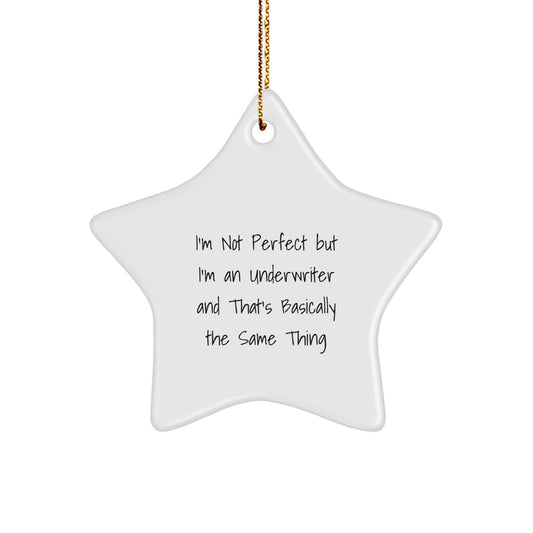 Underwriter Essential Star Ornament for a Best Friend Christmas Gift - Image 1