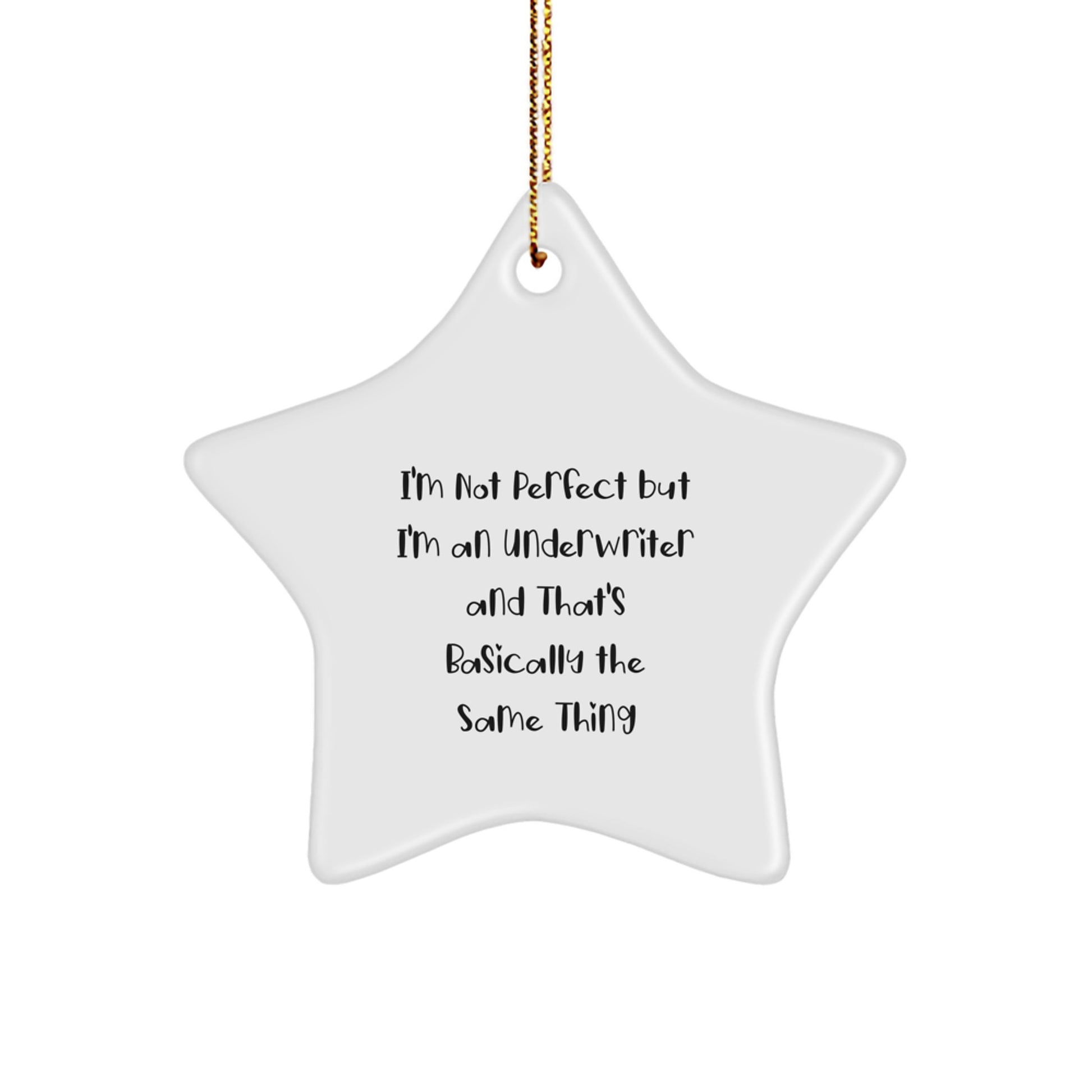 Underwriter Star Ornament Collectible for Neighbors Christmas Gift - Image 1