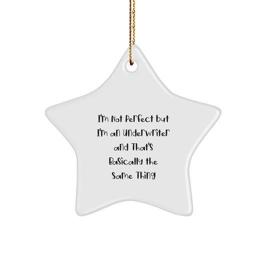 Underwriter Star Ornament Collectible for Neighbors Christmas Gift - Image 1