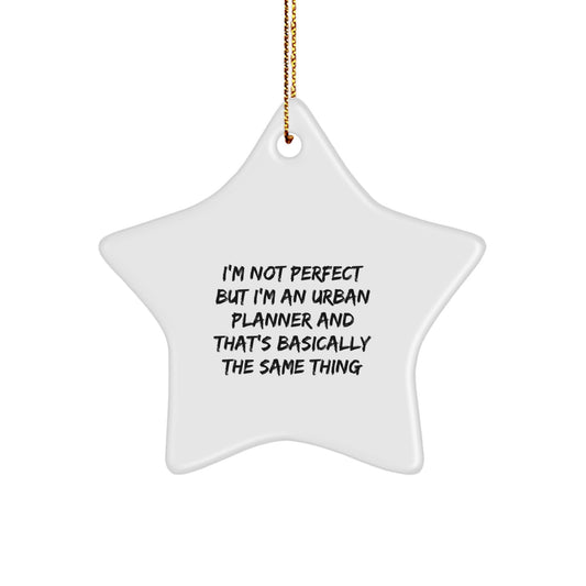 Urban Planner Keepsake Christmas Ornament for Him Bright Gift - Image 1