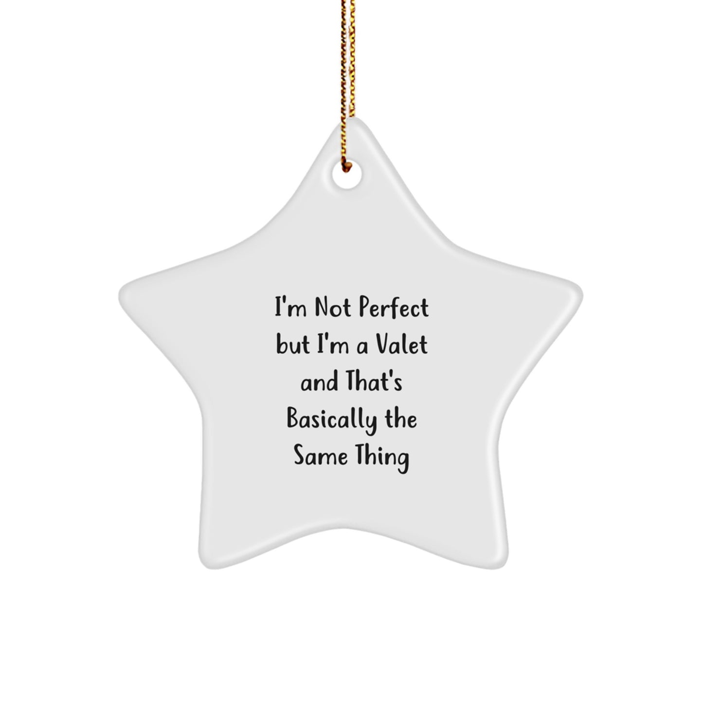 Valet Star Ornament for Family Treasure Christmas Gift - Image 1