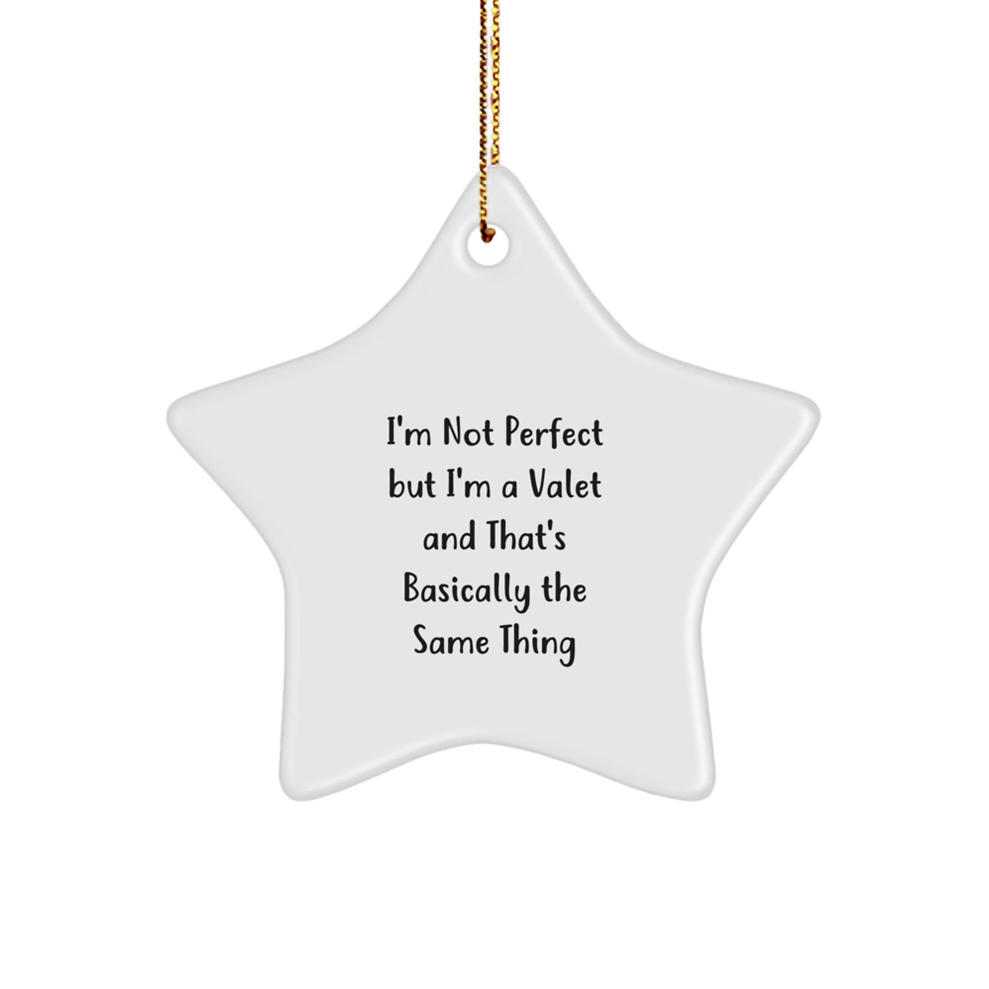 Valet Star Ornament for Family Treasure Christmas Gift - Image 1