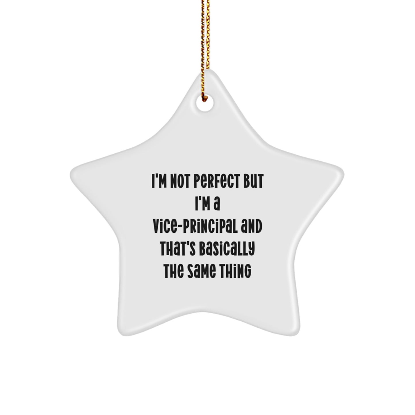 Christmas Gift for Her Vice-Principal Star Ornament Present Bright - Image 1