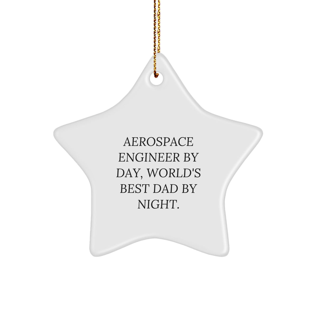 Christmas Gift Aerospace Engineer Star Ornament for Teens Surprise - Image 1