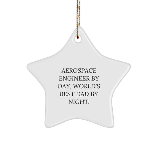 Christmas Gift Aerospace Engineer Star Ornament for Teens Surprise - Image 1
