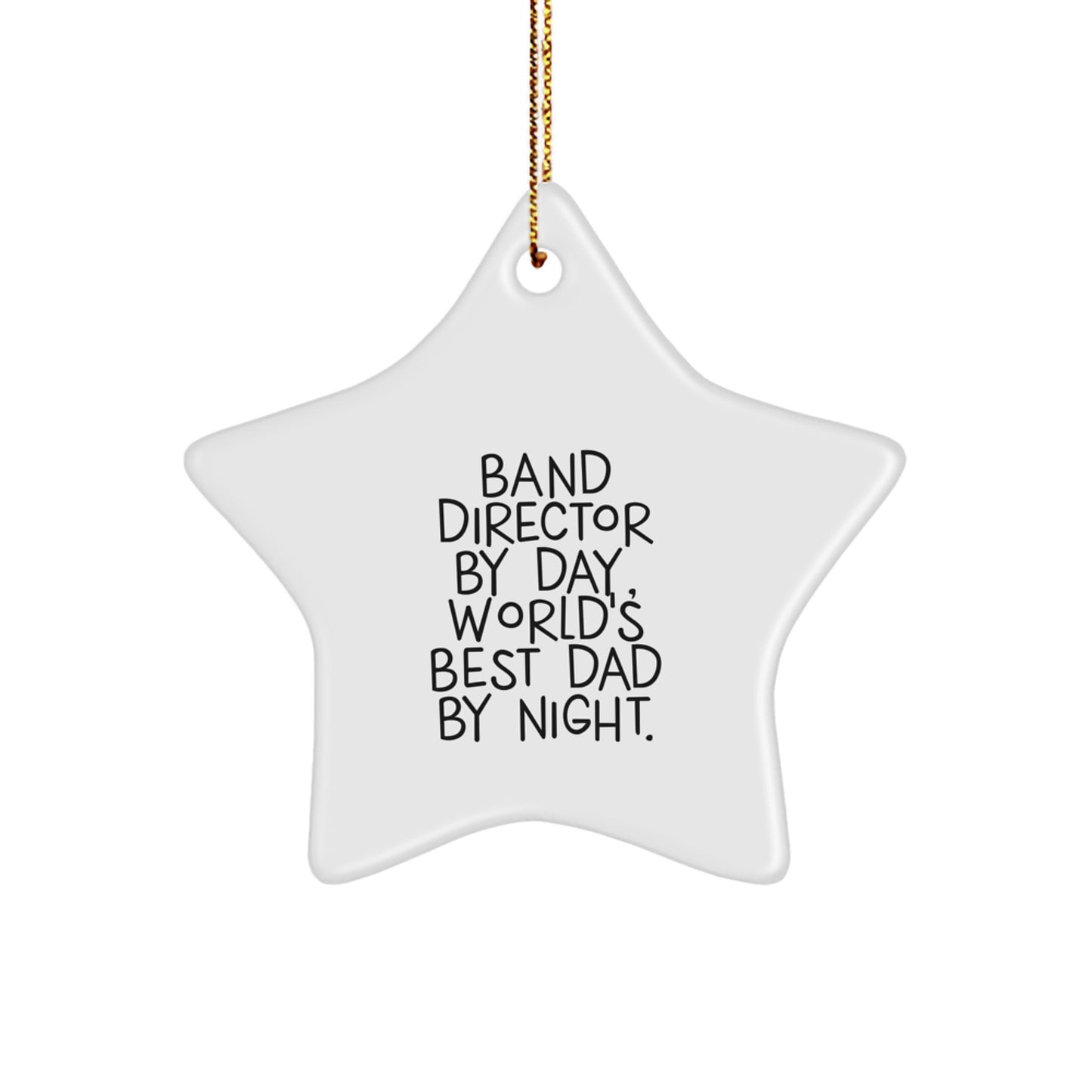 Band Director Keepsake Christmas Ornament for Him Gift - Image 1