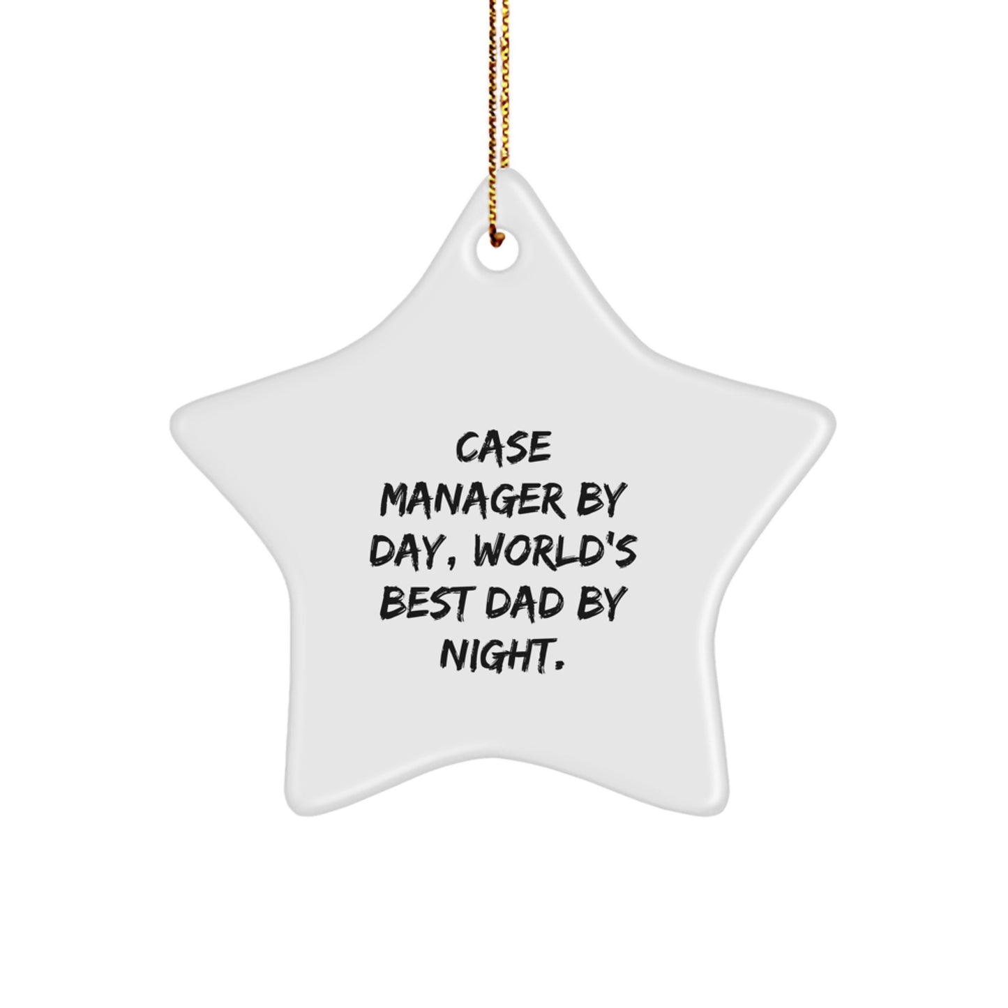 Christmas Gift Case Manager Star Ornament for Her Bright Present - Image 1