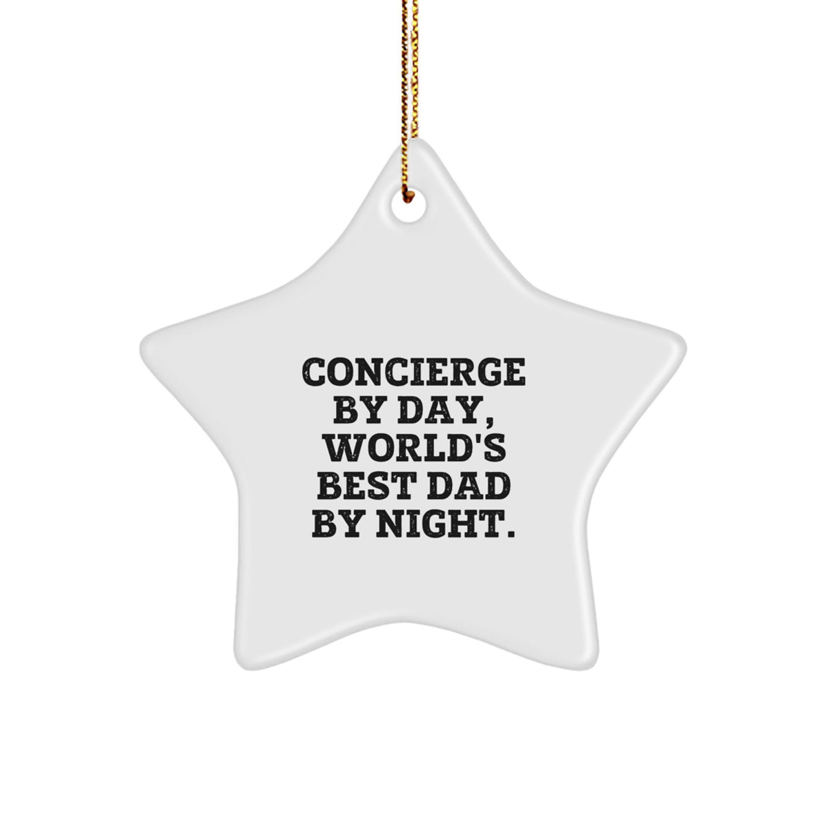Christmas Gift for Her Concierge Star Ornament Present - Image 1