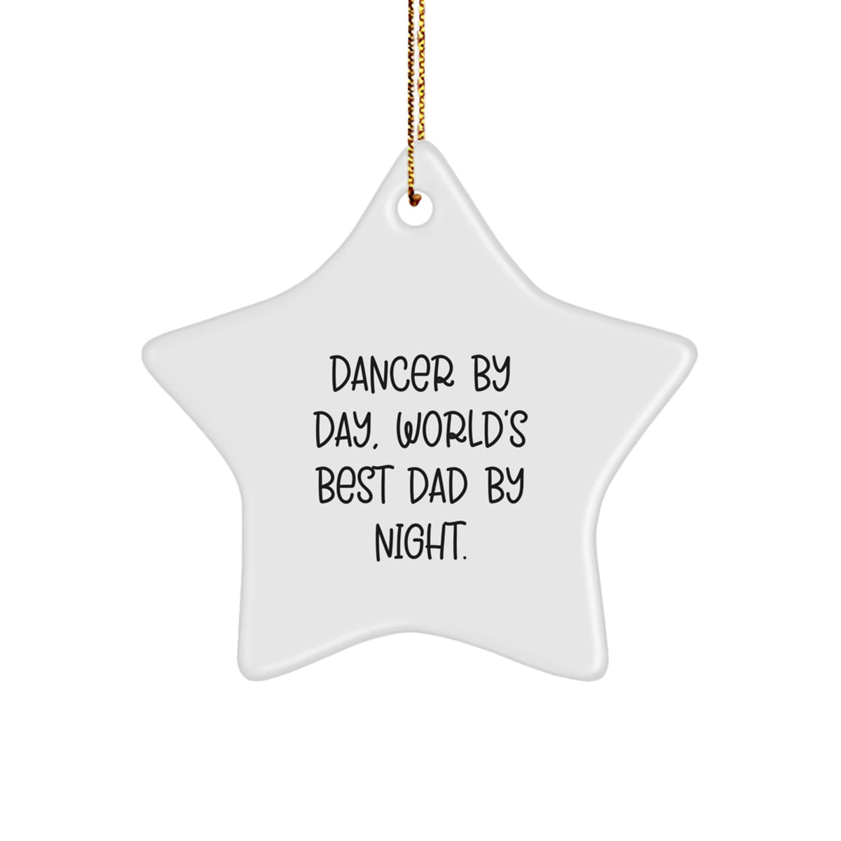 Family Treasure Dancer Star Christmas Ornament Gift - Image 1