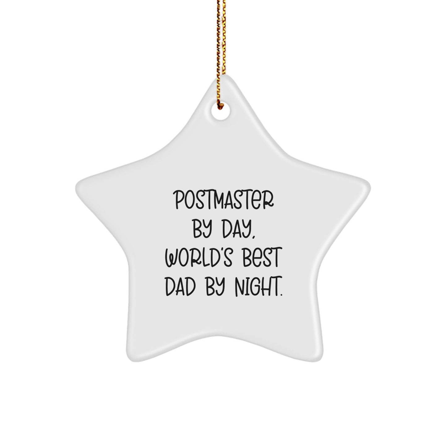 Postmaster Star Ornament for Kids Favorite Christmas Keepsake Gift - Image 1