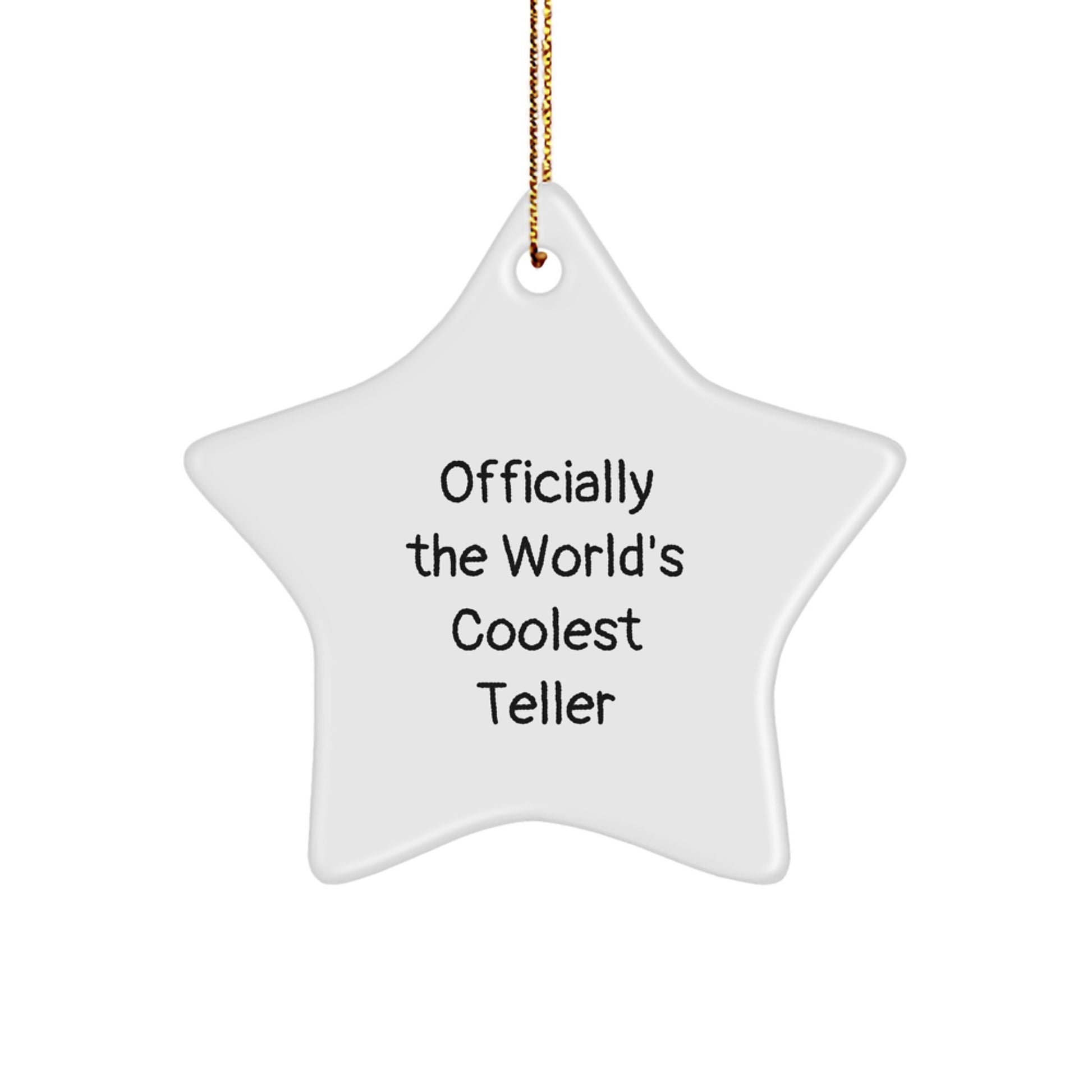 The World's Coolest Teller Star Ornament Gifts from Men to Family for Christmas - Image 1