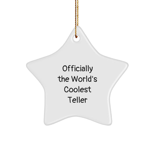 The World's Coolest Teller Star Ornament Gifts from Men to Family for Christmas - Image 1