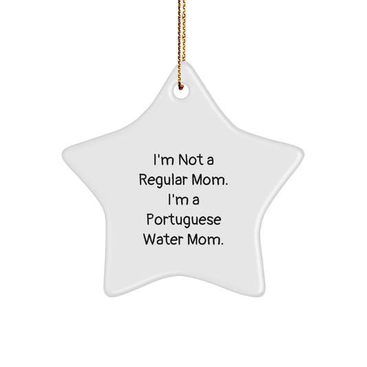 Funny Star Ornament for Portuguese Water Dog Lovers Gifts from Friends and Family for Christmas Unique Presents - Image 1