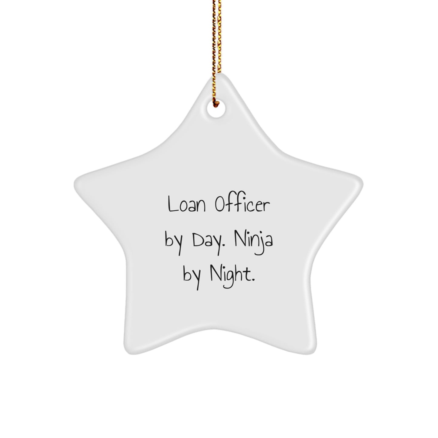 Sparkle Loan Officer Star Christmas Ornament Gift for Happy Kids – Favorite - Image 1