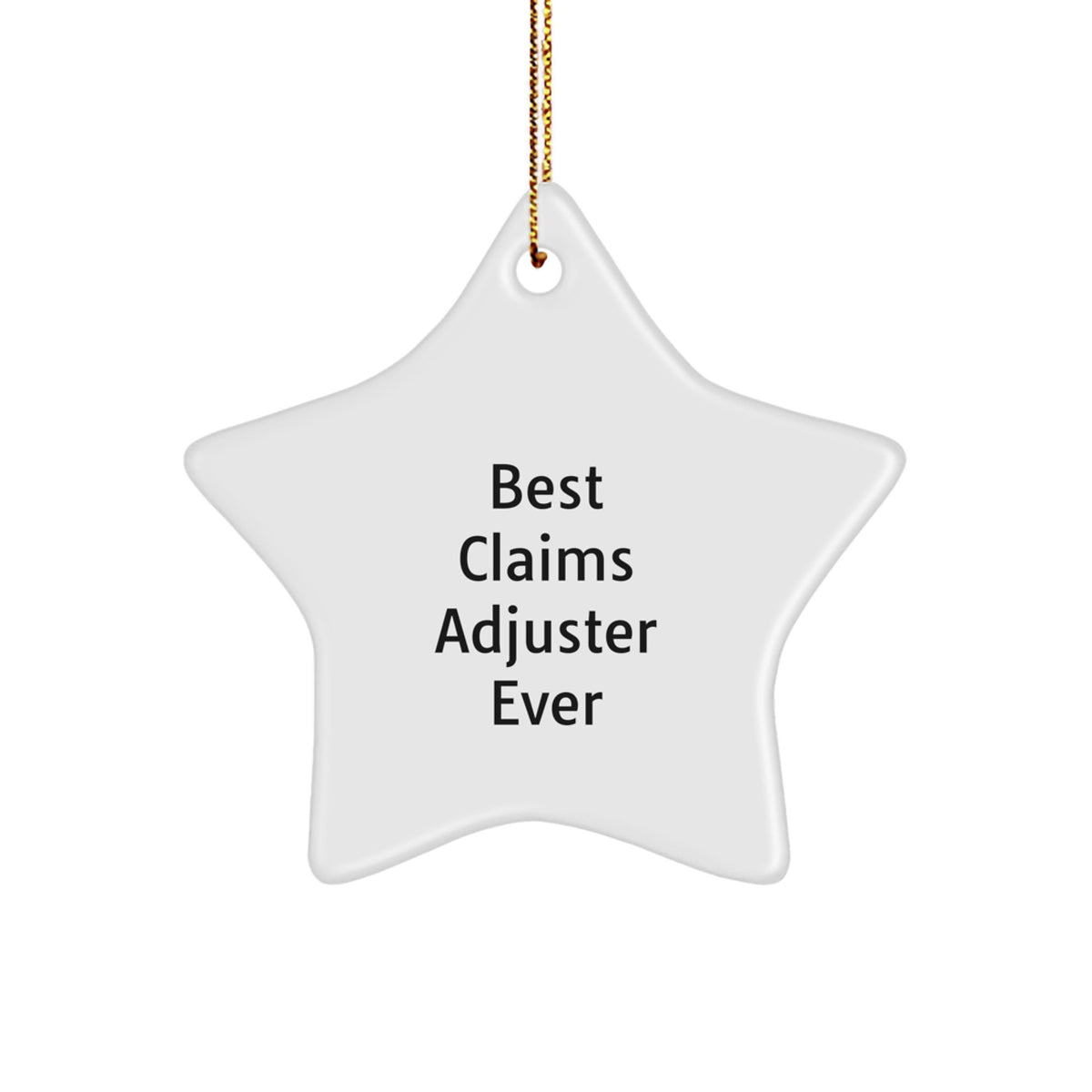 Claims Adjuster Keepsake Christmas Ornament for Him Gift - Image 1