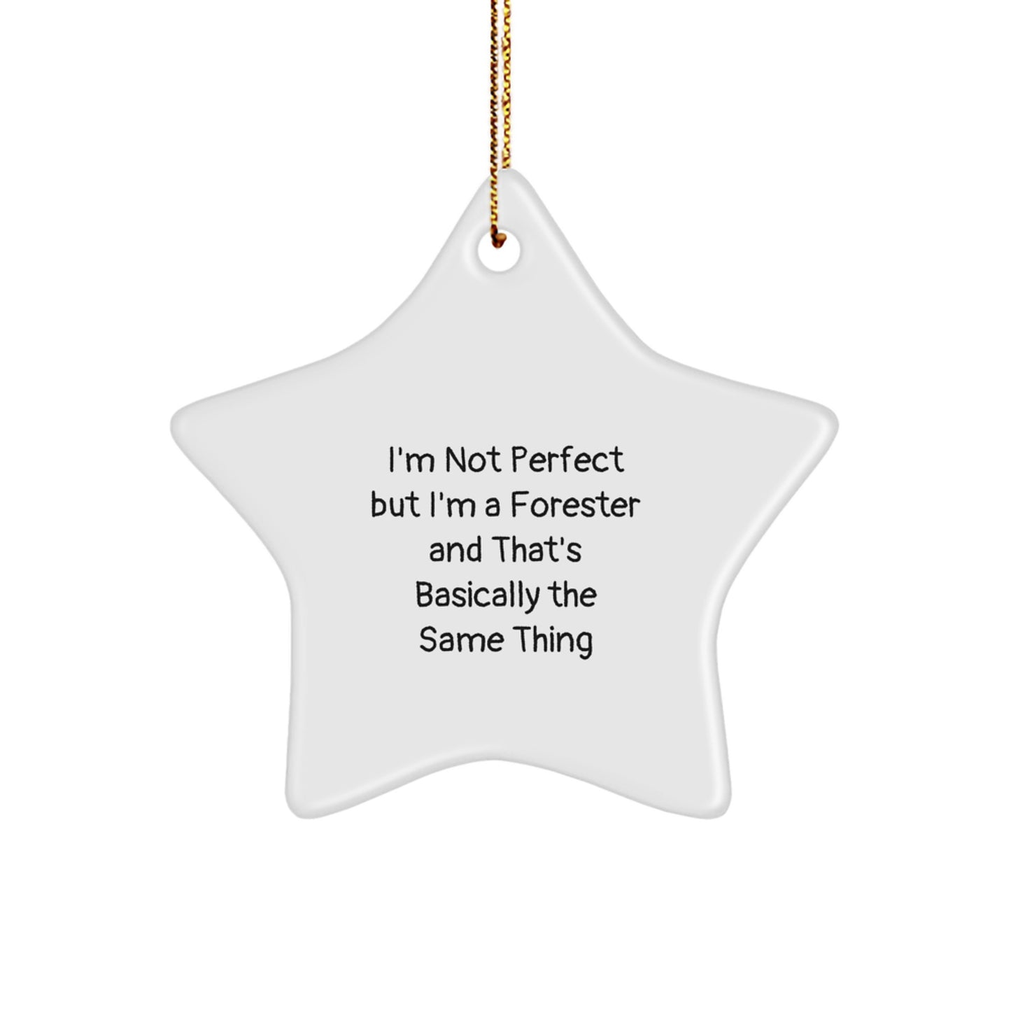 Forester Star Ornament Christmas Gift for Coworkers Idea - Image 1