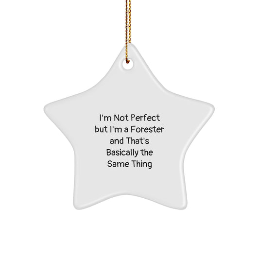 Forester Star Ornament Christmas Gift for Coworkers Idea - Image 1