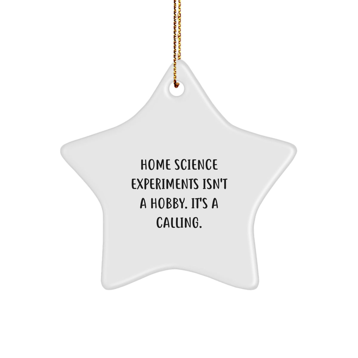 Home Science Experiments Gifts for Men - Inspirational Star Ornament, Gifts from Family for Home Science Enthusiasts, Christmas Unique Decorations - Image 1