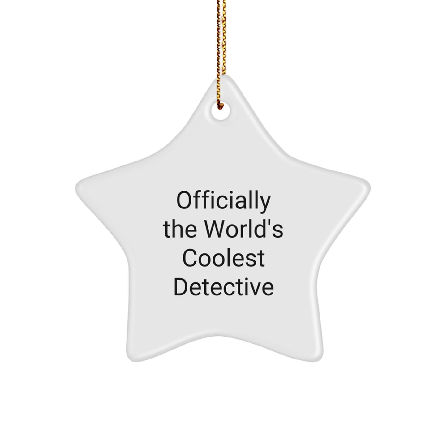 Funny Detective Gifts from Friends and Family for the Officially World's Coolest Detective - Image 1