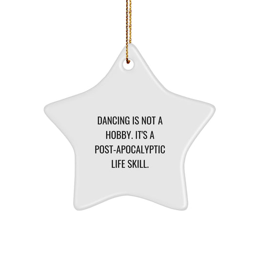 Dancing Star Ornaments Funny Gifts from Friends for Dancing Enthusiasts Christmas Unique Ornaments - Image 1