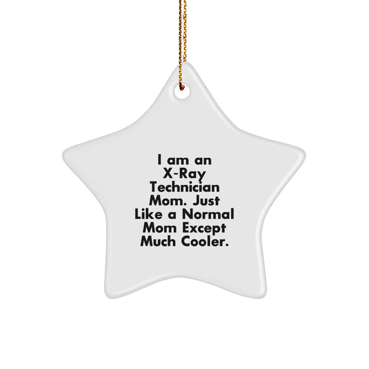 X-Ray Technician Mom Star Ornament Gifts from Friends and Family for Christmas Unique Presents - Image 1
