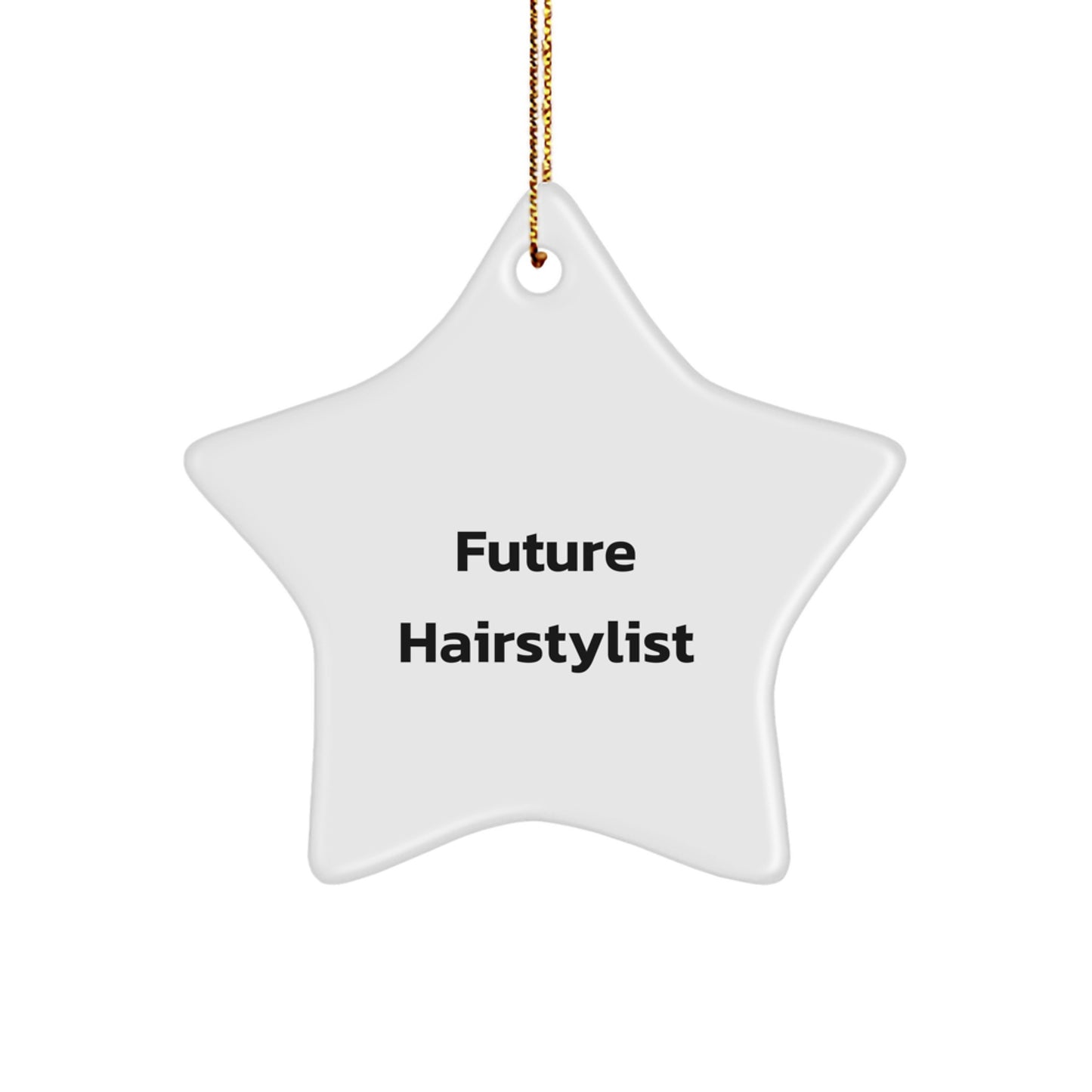 Funny Hairstylist Star Ornament Gifts from Friends to Hairstylists at Christmas - Image 1