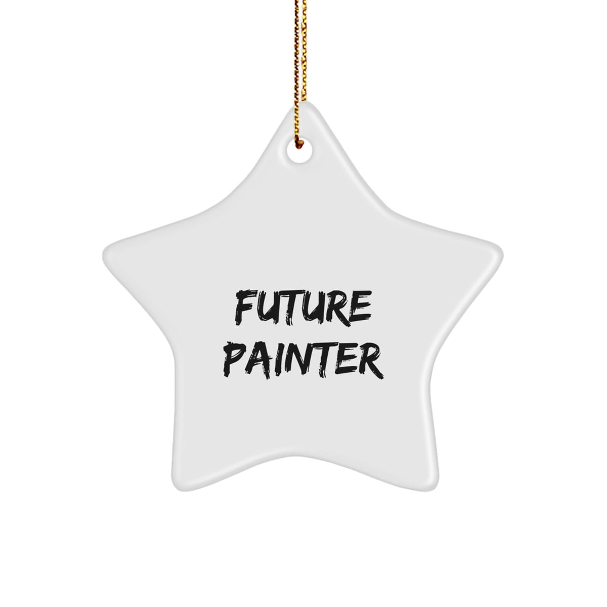 Christmas Unique Gift for Her Future Painter Star Ornament Present - Image 1