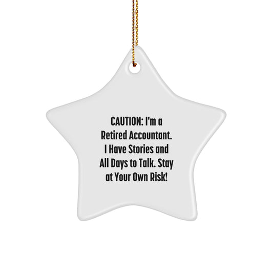 Accountant Christmas Ornament Humorous Idea for Coworkers Bright Gift - Image 1