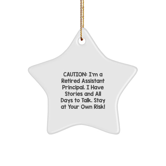 Assistant Principal Keepsake Christmas Ornament for Him Gift - Image 1