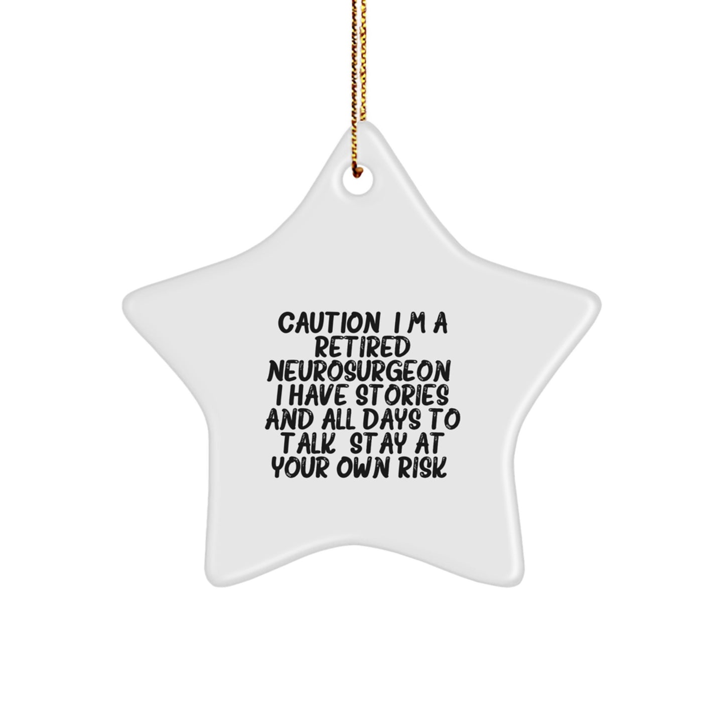 Neurosurgeon Christmas Ornament for Him Keepsake Gift Bright Star - Image 1