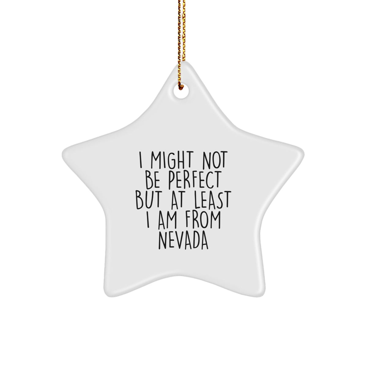 Nevada Star Ornament Gifts from Friends and Family for Christmas Unique Decoration - Image 1