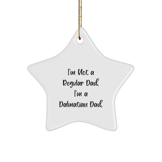 Dalmatian Dad Christmas Ornament Keepsake for Him Gift - Image 1