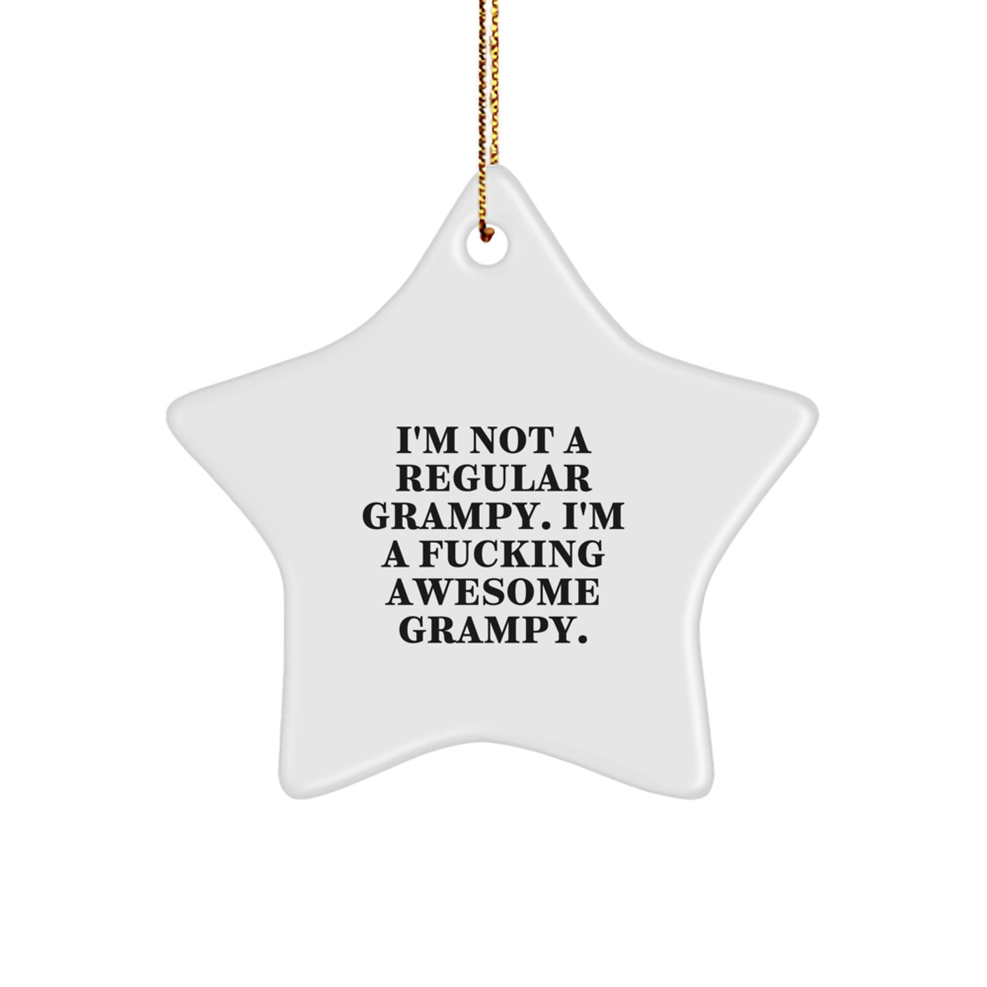 Grampy Keepsake Christmas Ornament for Him Gift - Image 1