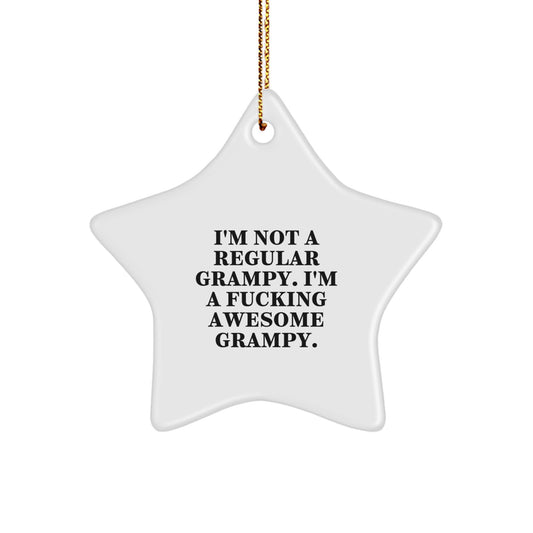 Grampy Keepsake Christmas Ornament for Him Gift - Image 1