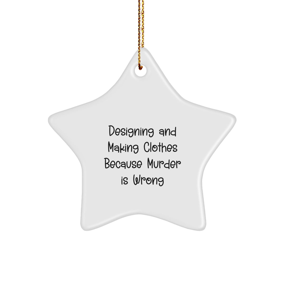Designing and Making Clothes Gift Novelty Christmas Ornament for Friends - Image 1
