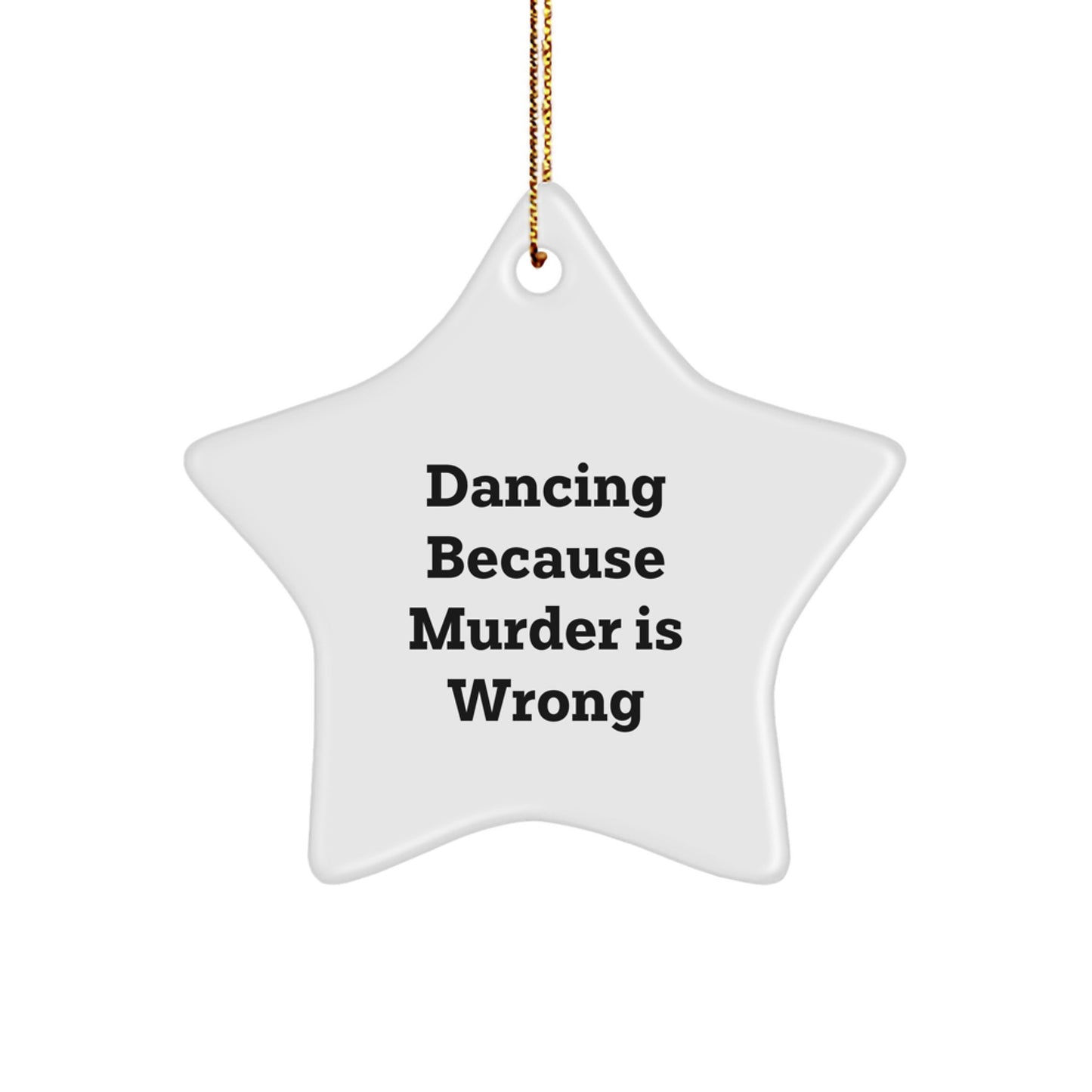 Funny Dancing Gifts from Men to Friends, Star Ornament for Christmas Unique Presents - Image 1