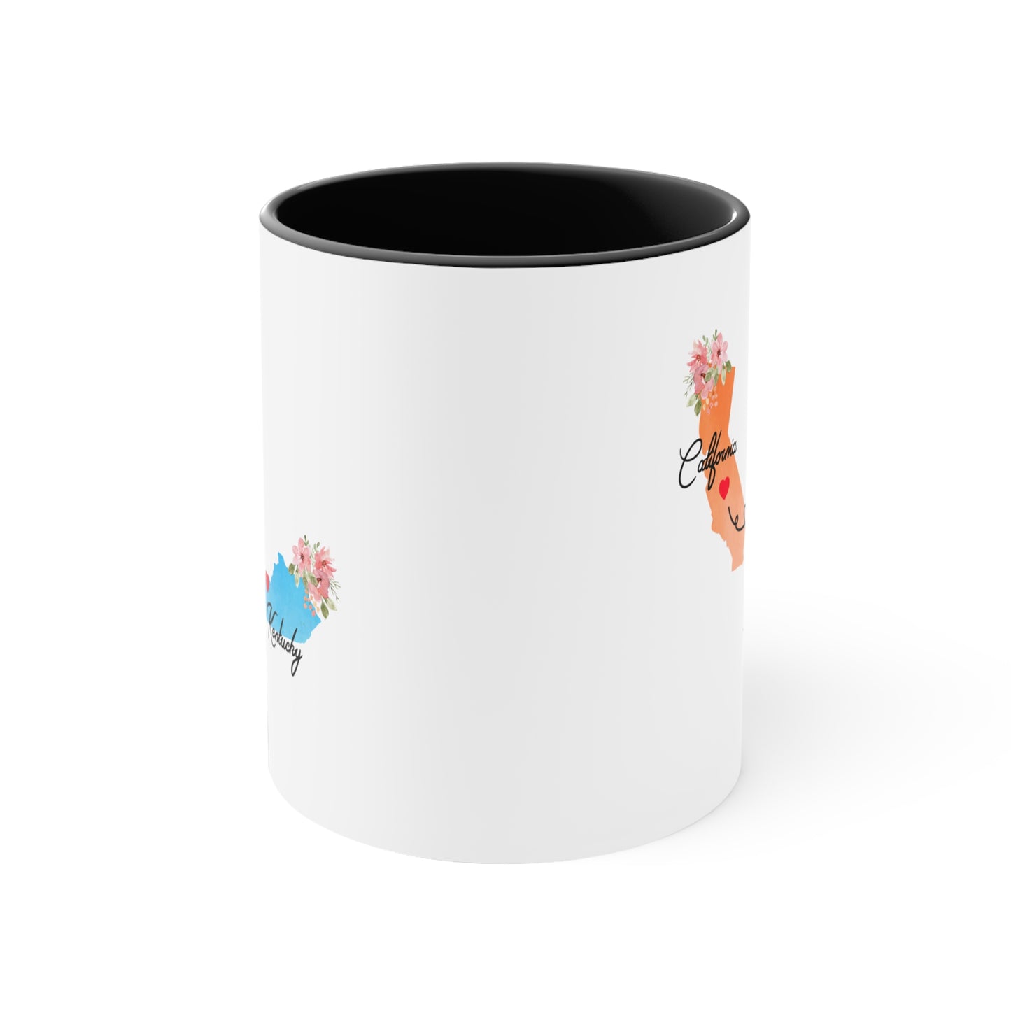 California Kentucky Gifts | Long Distance State Coffee Mug | State to State | Away From Hometown Family | Moving Away Mug