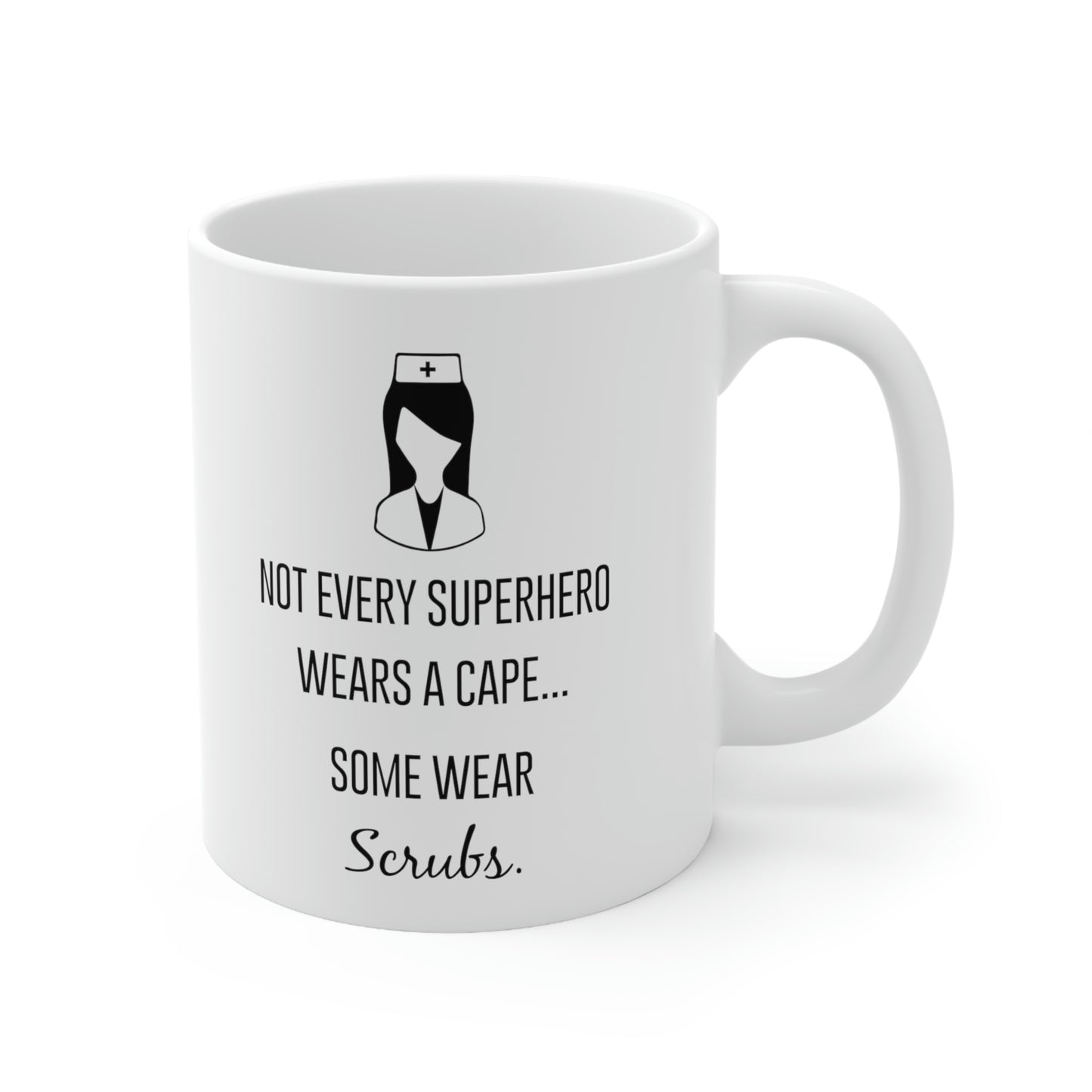 Nurse Practitioner Gifts For Women, Not Every Superhero Wears A Cape, Some Wear Scrubs, Funny Nurse Coffee Mug, Graduation Gifts for Registered Nurse, Future Nurse Cups