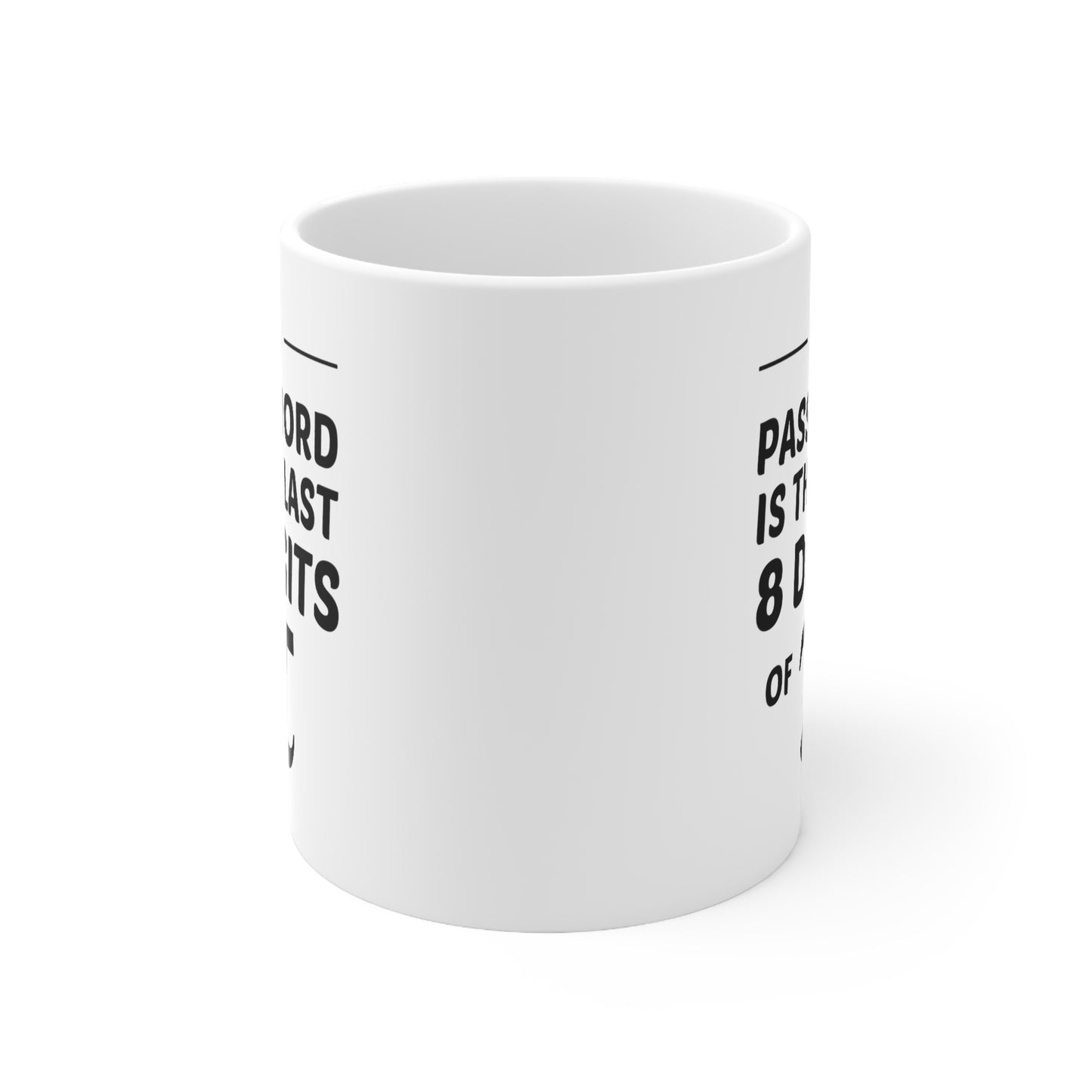 Funny Math Password Coffee Mug, The last 8 digits of Pi Cup, Fun Mathematical Formulas Sarcasm Gifts for Math Teacher Programmer Nerd Men Women