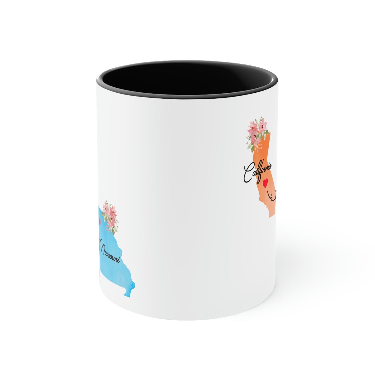California Missouri Gifts | Long Distance State Coffee Mug | State to State | Away From Hometown Family | Moving Away Mug