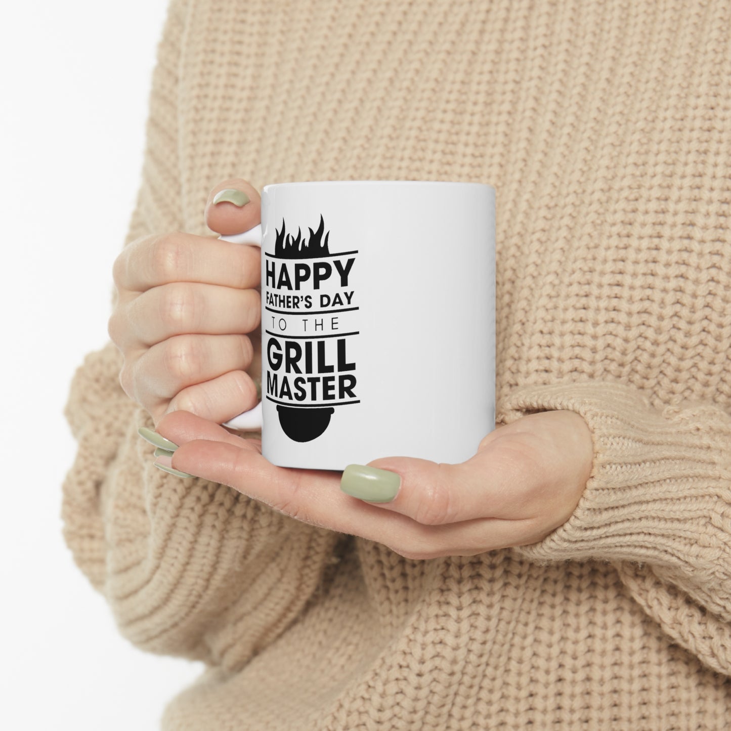 Happy Father’s Day to the Grill Master Mug - Father’s Day Gift From Daughter Ceramic Coffee Cup