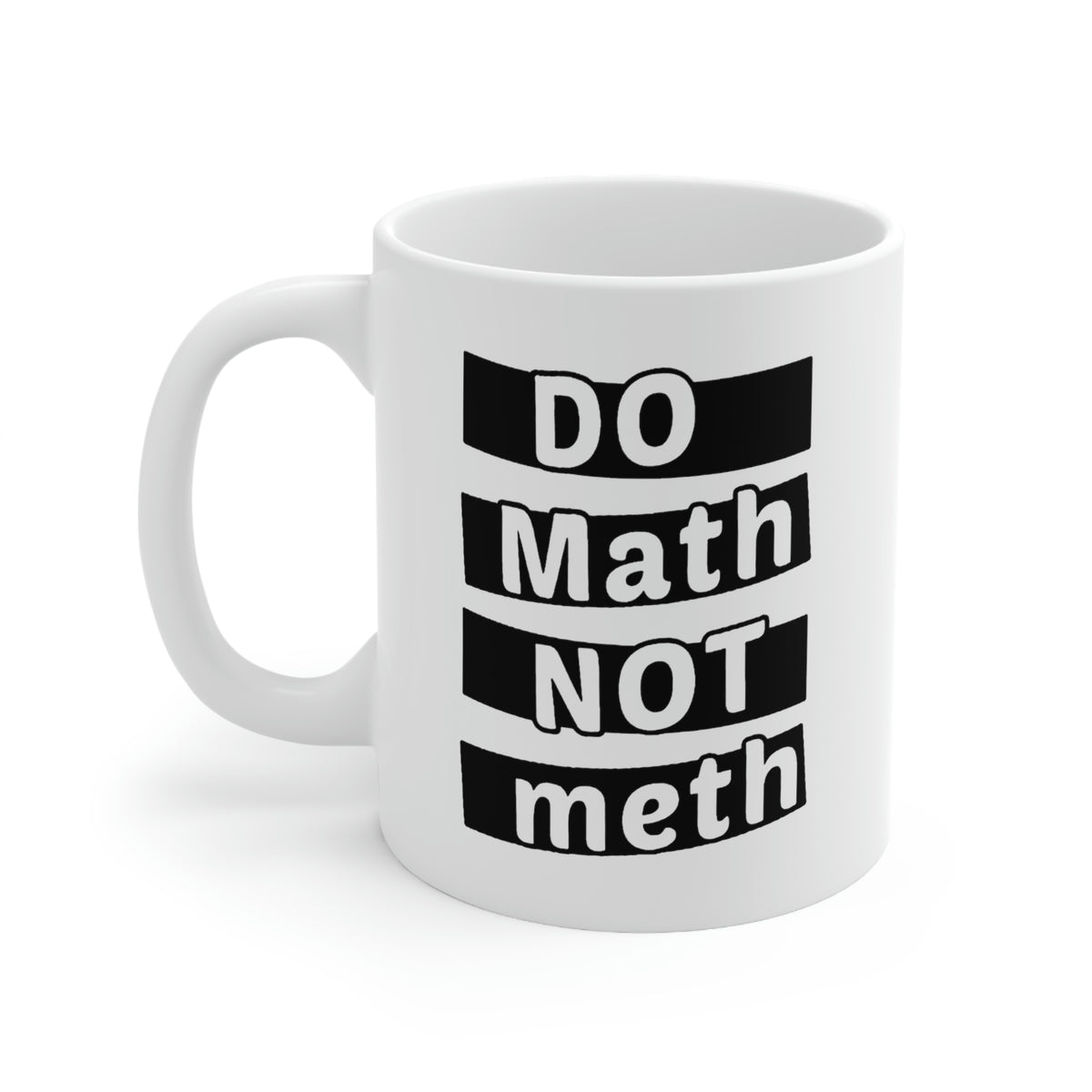 Funny Math Coffee Mug - DO MATH NOT METH Cup - Fun Mathematical Formulas Gifts for Teacher