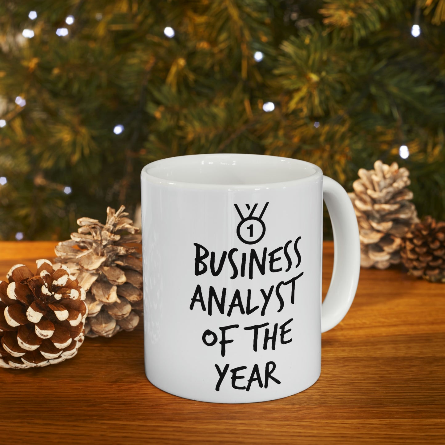 Business Analyst Gifts - Business Analyst Of The Year White Coffee Mug, Tea Cup