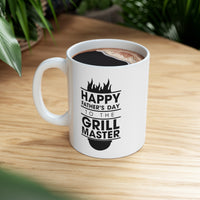 Load image into Gallery viewer, Happy Father’s Day to the Grill Master Mug - Father’s Day Gift From Daughter Ceramic Coffee Cup
